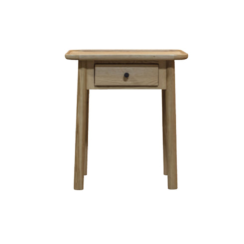 PaulaHome - Kingham 1 Drawer Side Table Oak